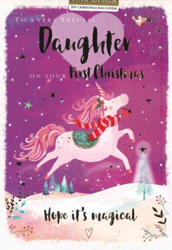 Picture of FIRST CHRISTMAS  DAUGHTER CARD